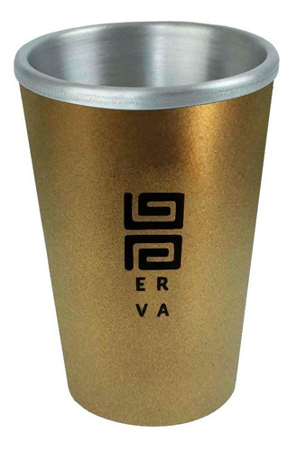 Copo Black Erva Térmico Aluminio e Plástico