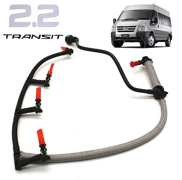 Tubo mangueira retorno dos bicos da Ford 2.2 Transit 2011...