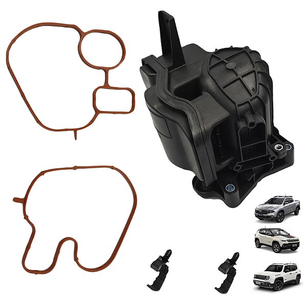 Carcaça resfriador Egr fiat Toro diesel 2.0 compass renegade