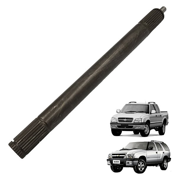 Eixo estriado tração dianteira S10 Blazer 4x4 até 2011