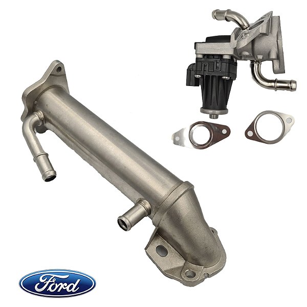 Válvula EGR e Resfriador Ford Transit 2.2 16v 2010 até 2013