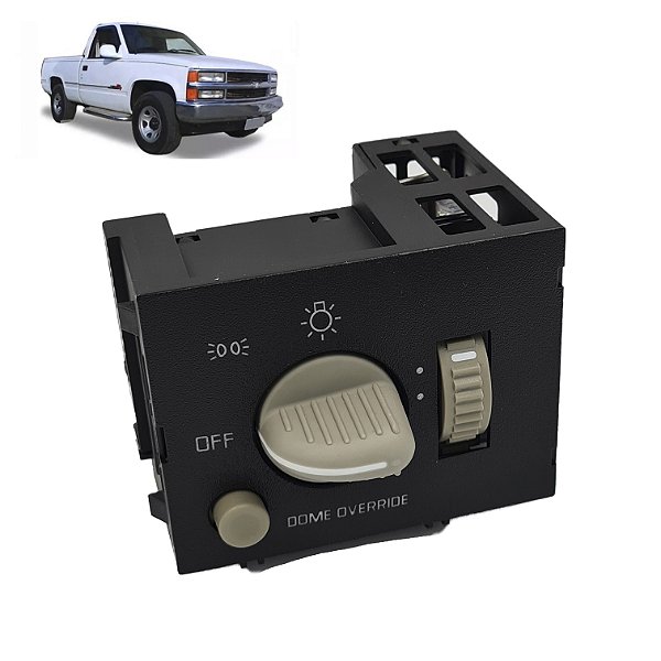 Botão chave luz farol Silverado GMC 3500 6100 6150 93443101