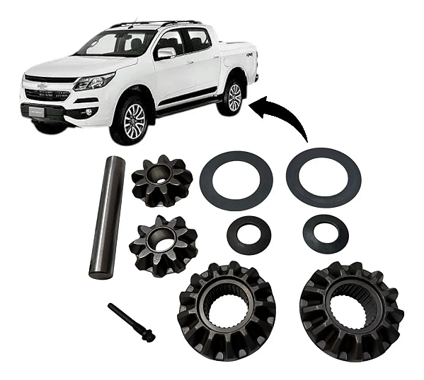 Kit Reparo Caixa Satélite Diferencial Traseiro S10 2013/2021
