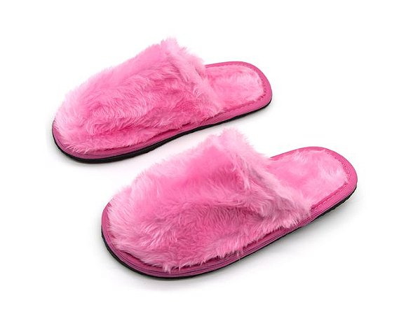 Pantufa Rosa Chiclete