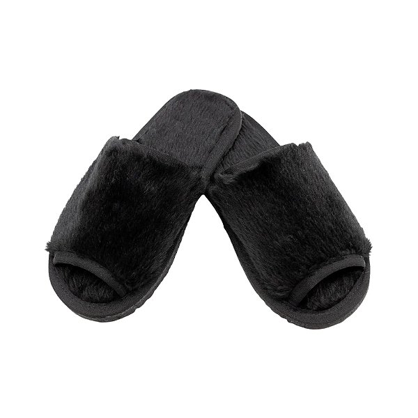 PANTUFA ABERTA PRETA