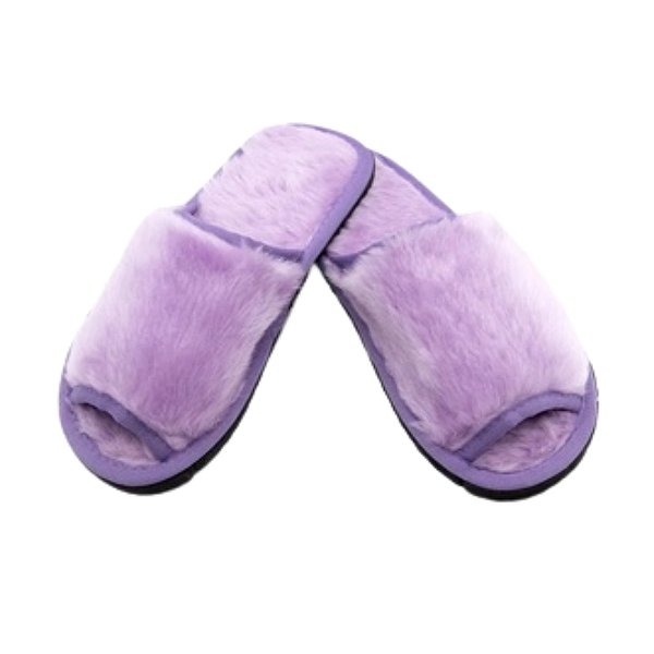 PANTUFA ABERTA LILAS