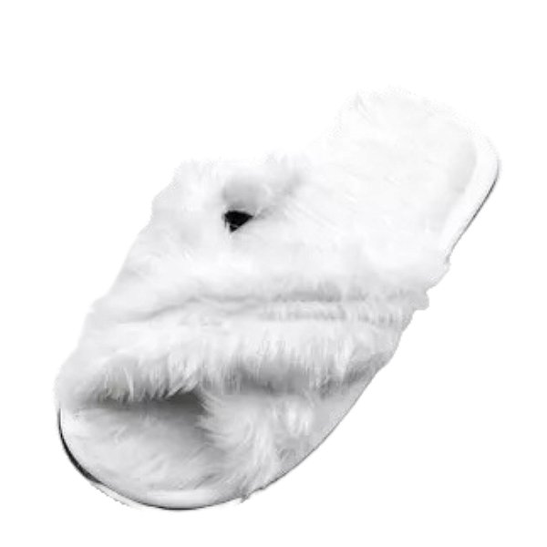 PANTUFA CRUZADA BRANCA