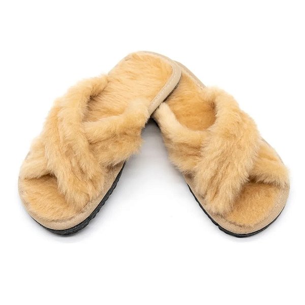 PANTUFA CRUZADA BEGE