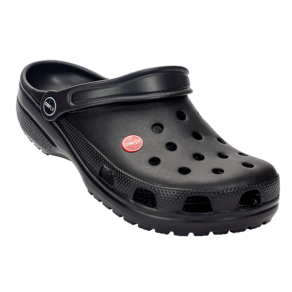 BABUCHE CLASSIC CORFLY PRETO INFANTIL