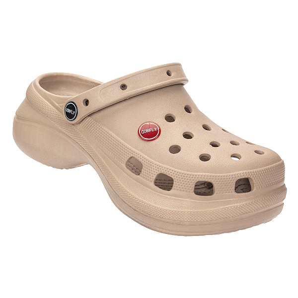 BABUCHE PLATAFORMA CORFLY KHAKY