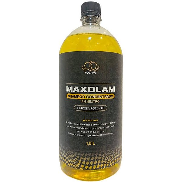 MAXOLAM SHAMPOO CONCETRADO PH NEUTRO LIMPEZA POTENTE 1,5L