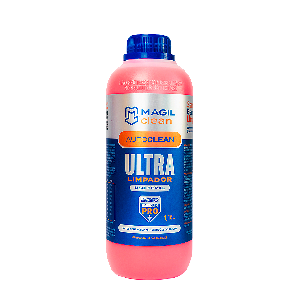Ultra Limpador Magil Clean (1,15 Litros) Diluição: Até 1:100