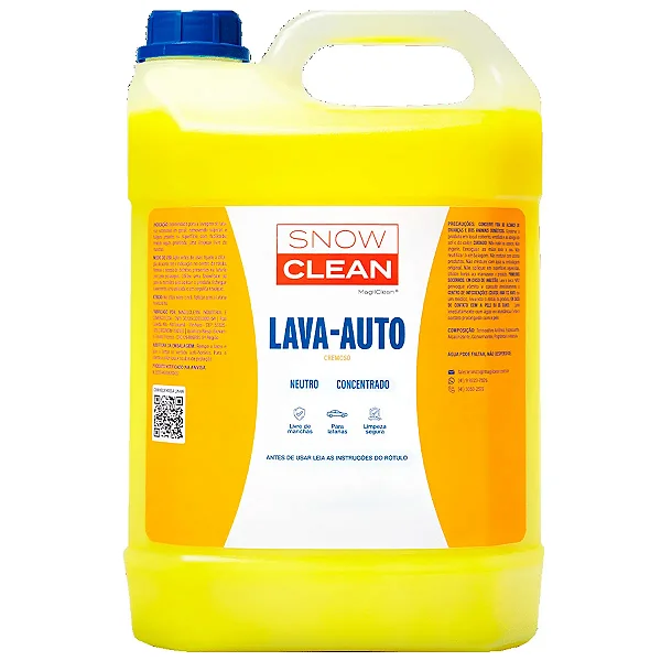 Lava Auto Neutro Cremoso Magil Clean (5 Litros) Diluição: Até 1:50