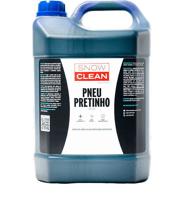 Pretinho para Pneus e Borrachas Semi-Gel 5L Magil Clean