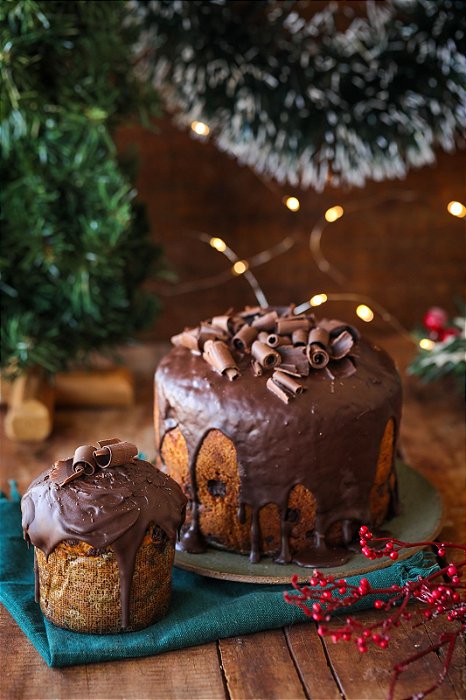 Chocotone (Zero Açúcar) - vegano, sem glúten, sem lácteos