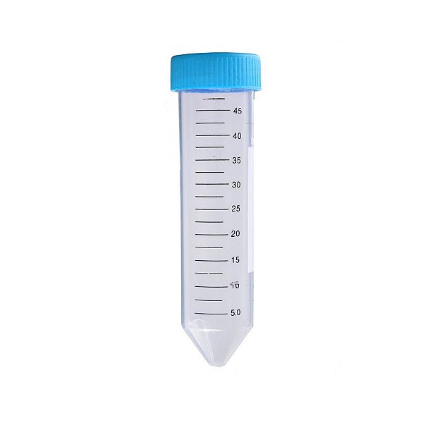 Tubo Para Centrifuga Tipo Falcon 50Ml Fundo Conico Graduado Não Estéril Pct C/50Un