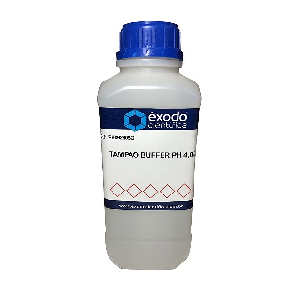 Solução Tampão (Buffer) pH 4,00 500mL
