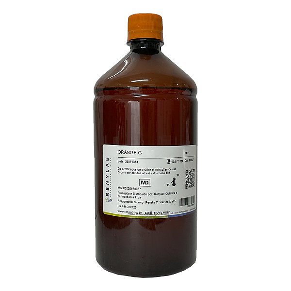 Orange G6 0,5% Corante Papanicolau 500ml (Renylab)