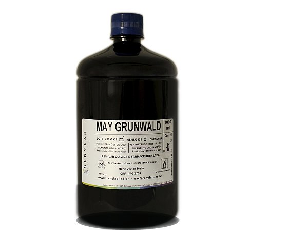 May Grunwald 0,2% Corante Hematologia 1000ml (Renylab)