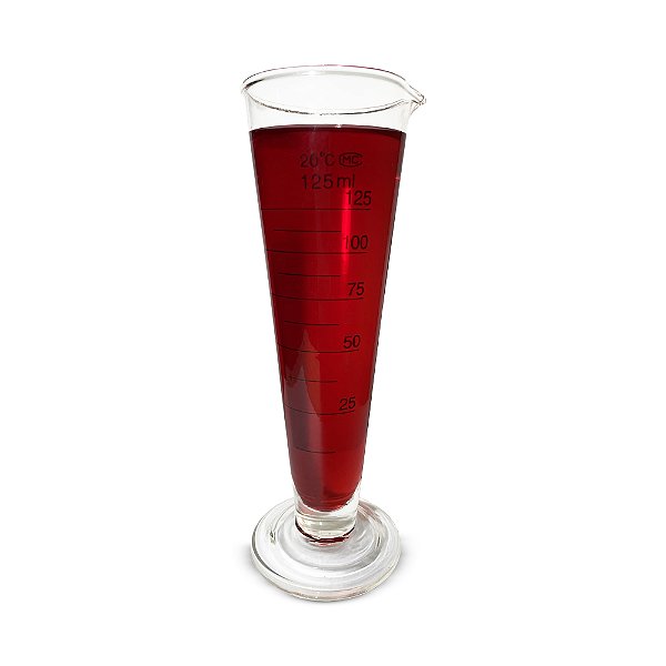 Cálice de Vidro 125ml Graduado