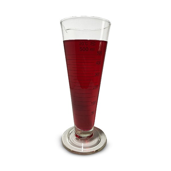Cálice de Vidro 500ml Graduado