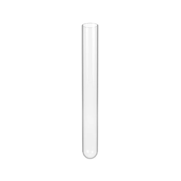 Tubo De Ensaio De Vidro Sem Tampa 15x100mm (10ml) Pct 50un