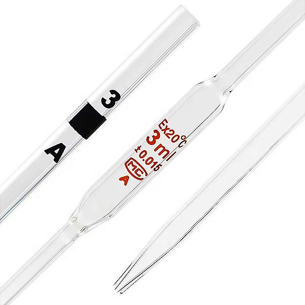 Pipeta Volumétrica 3ml Esg.Total 1 Traço Classe A