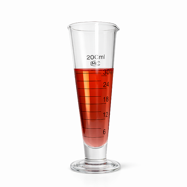 Cálice de Vidro 30ml Graduado