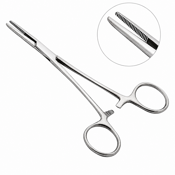 Pinça Kelly Reta 14cm Aço Inoxidável