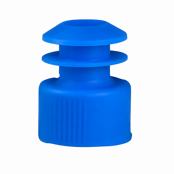 Tampa Para Tubo 12x75mm Tipo Flecha Raiada Cor Azul Pct C/ 1000un