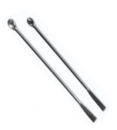 Espatula De Arame C/Colher 25Cm Em Aco Inox 5mm (Metalic)