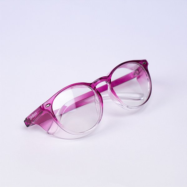 ÓCULOS ARMAÇÃO OVAL PINK DEGRADÊ