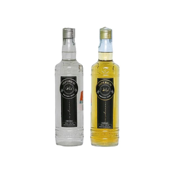 Kit - Cachaça Mineira Envelhecida Prata Jequitibá & Ouro Amburana