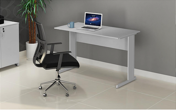 Mesa Retangular Pé Metálico  New City Gebb WorK
