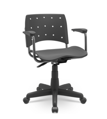 Cadeira Secretária Ergoplax Preta