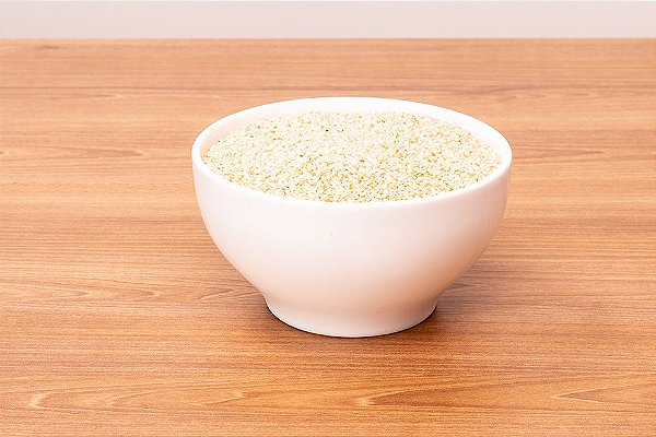 Semente de Gergelim Branca Despeliculada, Crua e Sem Sal