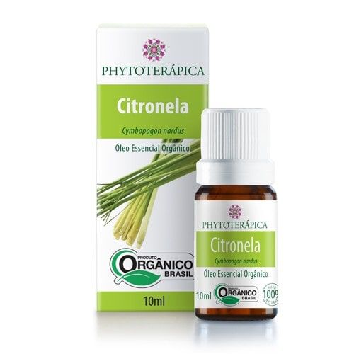 Óleo Essencial de Citronela Orgânico 10ml - Phytoterápica