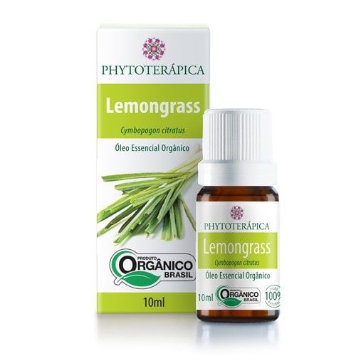 Óleo Essencial de Lemongrass Orgânico 10ml - Phytoterápica