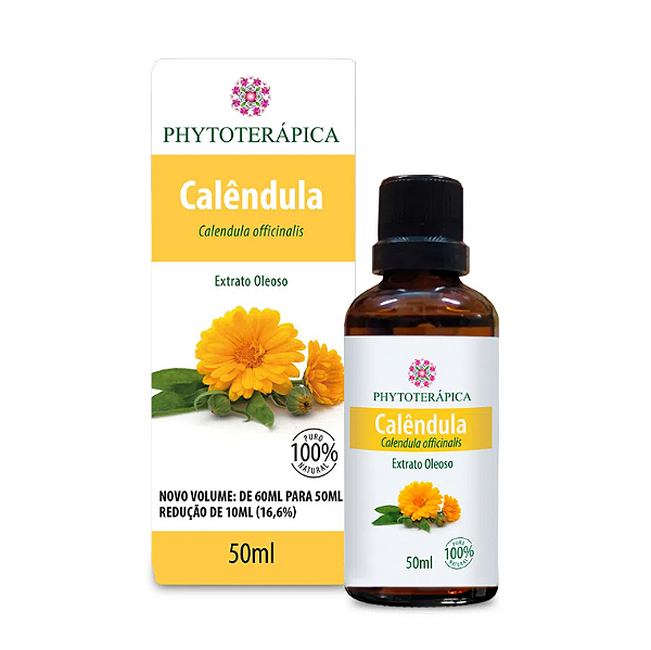 Extrato Oleoso de Calêndula 50ml - Phytoterápica