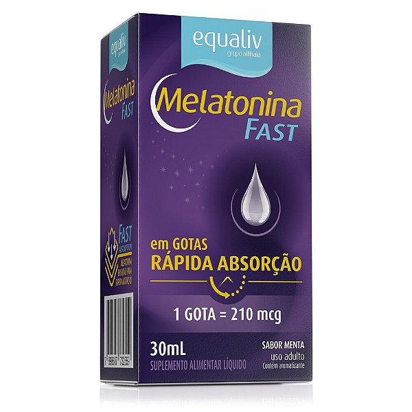 Melatonina Fast Gotas 30ml - Equaliv