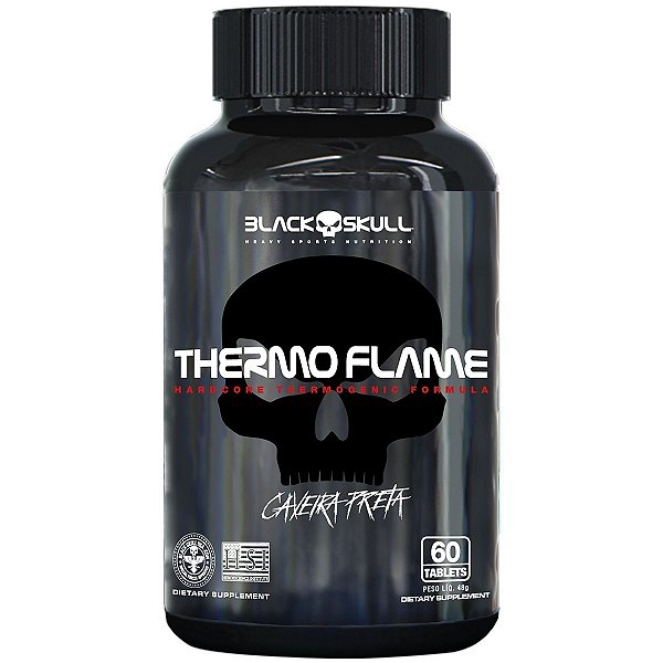 Thermo Flame 120 tabletes Caveira Preta - Black Skull