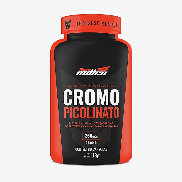 Cromo Picolinato 60 cápsulas - New Millen