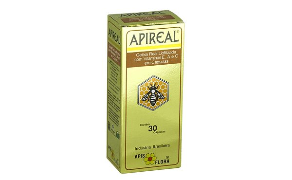 Apireal Geleia Real 30 cápsulas - Apis Flora