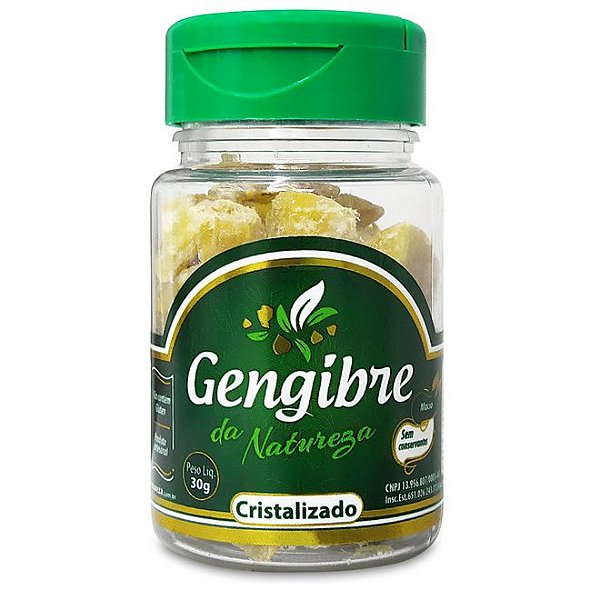Cristais de Gengibre 40g - Gengibre da Natureza