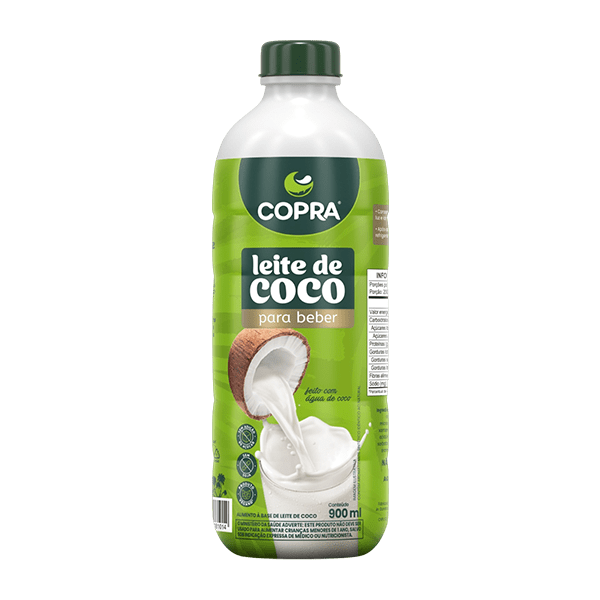 Leite de Coco para beber Tradicional 900ml - Copra
