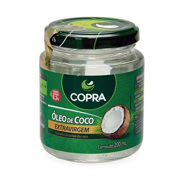 Óleo de Coco Extra Virgem 200ml - Copra