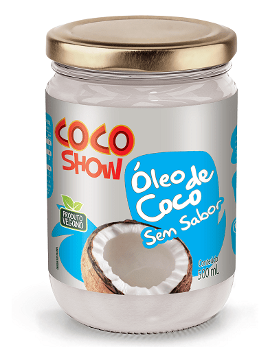 Óleo de Coco Sem Cheiro/Sabor 500ml - Coco Show