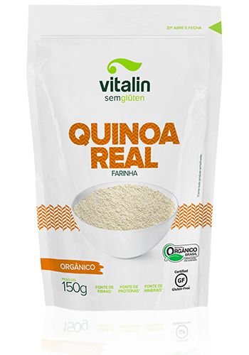 Farinha de Quinoa Real Integral Orgânica 150g - Vitalin