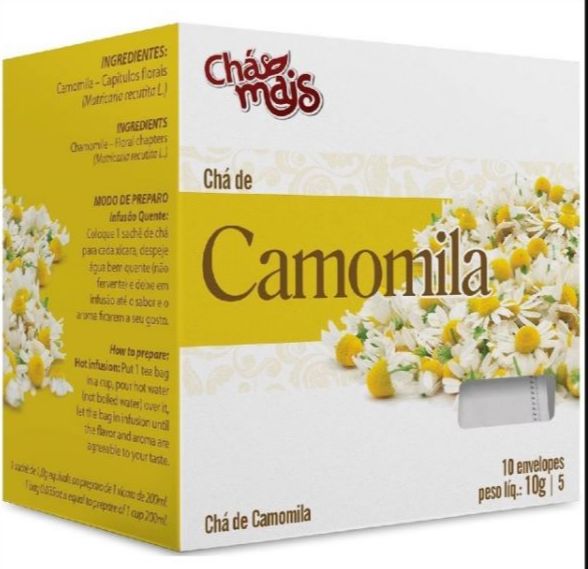 Chá de Camomila 10 sachês - Chá Mais