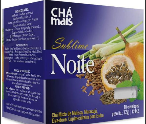 Chá Misto Sublime Noite 10 sachês - Chá Mais
